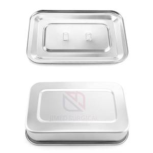 ถาดใส่เครื่องมือแพทย์/ทันตกรรม ทำจากสแตนเลสเกรดผ่าตัด ใช้ด้วยมือ |   ถาดจัดระเบียบอุปกรณ์ผ่าตัดอเนกประสงค์แบบใช้ซ้ำได้ - Product Image 3