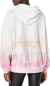 Diseño personalizado Nueva llegada 2023 personalizado de manga larga Tie Dye Hoodie Top Mujeres Oversize Style Tie Dye Hoodie - Product Image 3