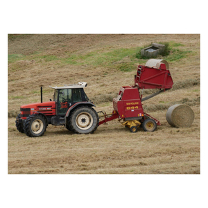 Empacadora de heno redonda compacta 61x70 cm Tamaño de pacas 440 kg Peso 25-50 HP Accionada por toma de fuerza Eficiente para granjas pequeñas a medianas - Product Image 6