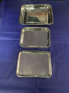 Bandeja de instrumentos de artículos huecos Diseño de logotipo personalizado quirúrgico de acero inoxidable poco profundo (Mayo) - Product Image 2