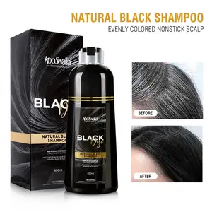 Vente en gros en usine de shampoing permanent et rapide pour la coloration des cheveux shampooing naturel à base de plantes pour cheveux gris