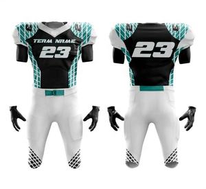 Jersey transpirable de uniforme de fútbol americano sublimado de nuevo diseño de equipo deportivo de ropa atlética profesional - Product Image 2