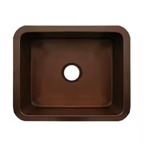 <b>Vintage</b> Inspired Copper Sink With Polished Surface Adding Classic Elegance Luxury Style And Lasting Durability - Product Image 3
