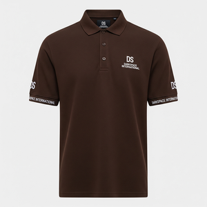 Nueva llegada de los hombres para la camisa de polo Diseño único con secado rápido y patrón sólido 100% Tela de punto de algodón en talla grande - Product Image 2