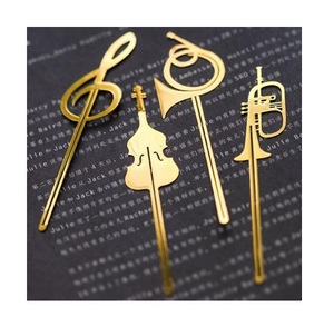 Elegant <b>Metal</b> <b>Bookmarks</b> With Gemstone Accents for Luxury Gifts to Get at Wholesale Rate - Product Image 1