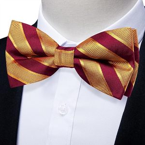 New Hot Selling Fashion Silk <b>Ties</b> <b>Men</b> Custom Design Self Bowtie for <b>Men</b> Checked Pattern Striped Marriage <b>Bow</b> <b>Ties</b> For Man - Product Image 5