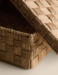 Caja de Almacenamiento Cuadrada de Pasto Marino, Caja de Almacenamiento Hecha a Mano, Ecológica, Natural, Decoración del Hogar, Venta al por Mayor desde Vietnam - Product Image 5