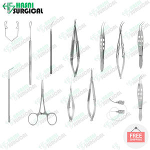 Produits à forte demande Ensemble de chirurgie de la cataracte Belle exécution pendant les instruments CE ISO approuvé - Product Image 3