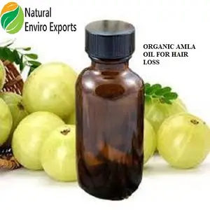 Óleo Amla 100% Puro e Natural para Perda De Cabelo 1L Embalagem Orgânica Amla Oil Made in India