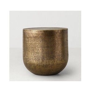 2025 Hammered Aluminium <b>Table</b> Luxury Design Rose <b>Gold</b> Color Superior Quality Furniture Coffee <b>Table</b> for Hotel and Cafe - Product Image 3