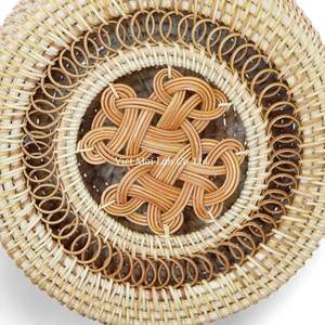 Boîte de rangement en rotin à prix raisonnable, fabriquée à la main pour le rangement à domicile et la décoration intérieure - Product Image 2