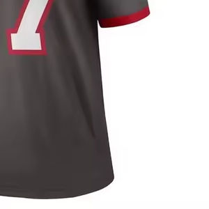 Camisetas de fútbol americano para jóvenes de estilo callejero, camisetas de fútbol americano de secado rápido de poliéster 100% con etiqueta privada - Product Image 5