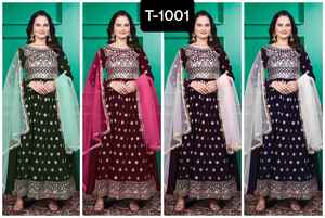 Dernières femmes portent Bollywood Salwar Kameez indien pakistanais concepteur Punjabi fête porter des femmes vêtements de mariage Salwar Kameez costume - Product Image 4