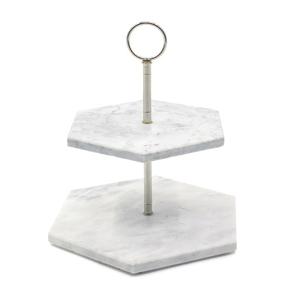 Juego de 2 soportes de pastel con acabado de madreperla, vajilla de Hotel, accesorios de decoración para fiestas de boda, Soporte para servidor de pasteles - Product Image 4