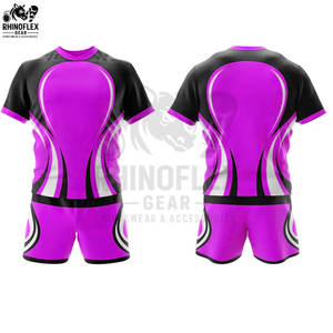 ชุดเสื้อฟุตบอลรักบี้แห้งเร็วระบายอากาศได้ดีชุดเสื้อเจอร์ซี่ใส่สบายดีไซน์ใหม่ล่าสุด - Product Image 6