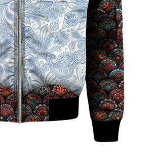 Veste en satin grecque pour femmes Zeta Phi Beta, bleu et blanc, 1920, broderie du bouclier de la sororité ZPB, vêtements de sport haut de gamme - Product Image 6