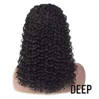 Peluca con malla frontal de cabello humano sin procesar Natural Remy 100% para mujer, pelucas de cabello ondulado sin pegamento humano indio