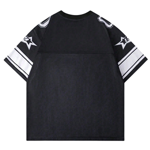 Maillot de football personnalisé à manches courtes, couleur unie, avec nom et numéro imprimés, prix raisonnable, logo personnalisé, 100% polyester - Product Image 2