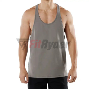 Débardeurs respirants de qualité supérieure pour hommes, séchage rapide, gymnase d'été, logo personnalisé, grande taille, tricot décontracté à capuche en polyester - Product Image 6