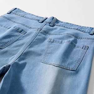 Jeans décontractés de couleur personnalisée de la meilleure qualité pour hommes nouveau style d'utilisation en extérieur fermeture à bouton légère avec votre propre logo - Product Image 5