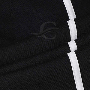 Pantalon de sport décontracté coupe droite en toile à motif pour le jogging - Product Image 5