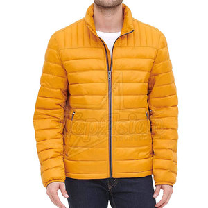 Men's Unique Design Waterproof Breathable Winter Jacket with Stand Collar Washable <b>Bubble</b> Puffer Style on Sale - Product Image 1