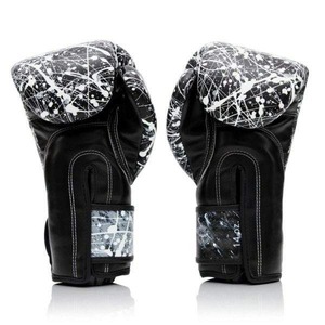 นวมชกมวย Fairtex สีสั่งทำพิเศษ หนังแท้ น้ำหนักเบา กันน้ำ แบบผูกเชือก สำหรับฝึกซ้อมและแข่งขัน MMA มวยไทย - Product Image 3