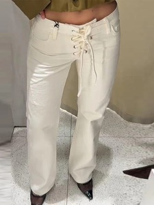 Nouveau pantalon au design élégant de qualité supérieure 100% coton biologique personnaliser pantalon en jean pantalon pour femmes respirant de qualité supérieure - Product Image 5