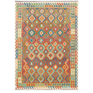 พรมกิลิม ไมมาณา อัฟกานิสถาน ขนาด 294 x 209 ซม. พรมปูพื้นและชุดพรม - Product Image 1