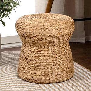 Table d'appoint en jacinthe d'eau, artisanale, tissée naturellement, prix compétitif, tables d'appoint - Product Image 5