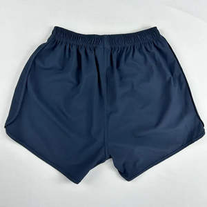 Summer New Solid Color men's Shorts Short en tissu tissé de haute qualité avec logo personnalisé Short de rugby Service OEM confortable - Product Image 6