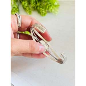 Larry Moses Yazzie Royston Fashion <b>Cuff</b> <b>Bracelet</b> Handcrafted with Turquoise & Sterling <b>Silver</b> - Product Image 5