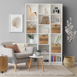 Cestas de Almacenamiento de Jacinto y Pasto Marino de Tejido Mixto, Cestas de Almacenamiento Hechas a Mano al por Mayor, Ecológicas, Hechas en Vietnam - Product Image 2