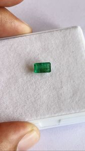 Calidad AAA, piedra preciosa de corte esmeralda colombiana certificada por IGI, excelente brillo, color verde, 100 $, incluido IGI - Product Image 3