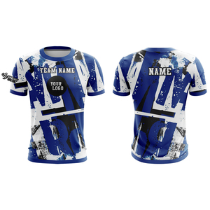 T-shirt personnalisé avec transfert par sublimation, impression intégrale, logo, design, t-shirt à séchage rapide, t-shirt ajusté pour homme - Product Image 4