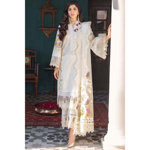 Elaf Crystal <b>Chikankari</b> Cotton Salwar Kameez <b>Suit</b> Choli Lehenga Choli EFC 6A-TC125 - Product Image 1