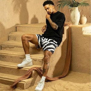 Shorts en maille de qualité supérieure pour hommes, été, personnalisés, 100% polyester, sublimation, camouflage sexy, double doublure, animal, 200 g/m² - Product Image 4