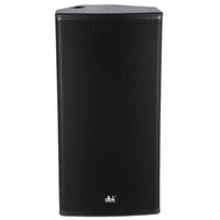Enceinte DJ Professionnelle DBK 3 Voies Large Bande 15 Pouces, Haut-Parleur Audio pour Système PA de Gare, École, Concert et Église