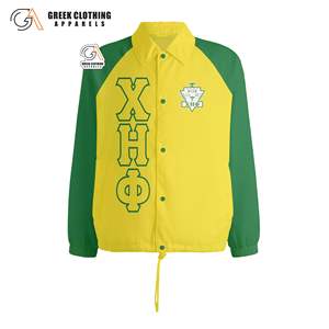 Custom design Chi Eta Phi windbreaker line coaches <b>jackets</b> Sororities Winter Fabric <b>jacket</b> for <b>Women</b> Blank Windbreaker <b>Jacket</b> - Product Image 2