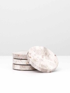 Posavasos de té de mármol Vintage 2025 antiguo oscuro fabricante al por mayor posavasos de té de mármol de mesa hecho a mano de nuevo diseño - Product Image 5