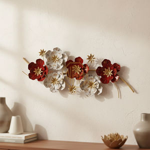 Adorno colgante de Metal para decoración del hogar, decoración artística de pared de gran tamaño, 3d, nuevo diseño, 2023 - Product Image 5