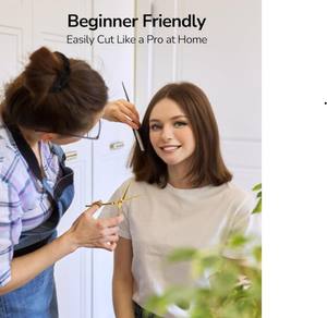 กรรไกรตัดผมมืออาชีพสแตนเลสตรงสำหรับคนถนัดขวา 6.5 นิ้ว - Product Image 2