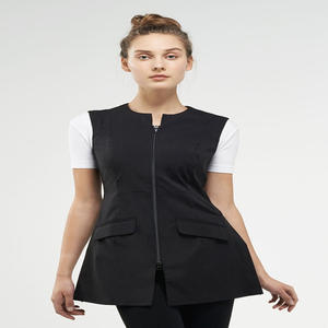 Conjuntos de uniformes médicos para correr antiarrugas blancos de moda para mujer, uniforme de enfermera lavable con tela tejida suave para hospitales - Product Image 2