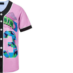 Camisetas de béisbol de poliéster personalizadas para mujer transpirables, uniformes deportivos impresos, estilo OEM/ODM, venta al por mayor, pedido a granel disponible - Product Image 2