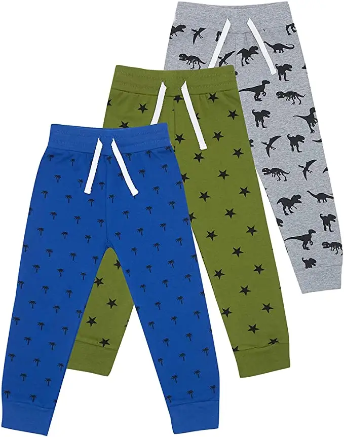 Baby Boy Clothes Winter Pants With Pockets Organic Cotton Baby Joggers Baby Pants Toddler Boy Joggers