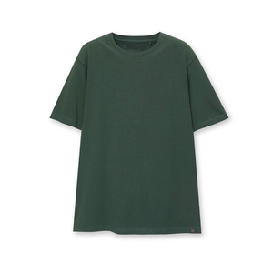 T-shirt personnalisé de haute qualité à col montant grande taille pour hommes 100% coton de luxe à épaules tombantes T-shirts pour hommes OEM - Product Image 5