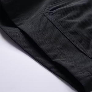 Shorts cargo pour homme de qualité supérieure, noir uni, longueur genou, séchage rapide, respirant, pour le travail en extérieur, les voyages, le golf, les vêtements décontractés - Product Image 6