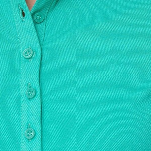 Polo de algodón Premium para mujer, diseño personalizado, manga corta, Cuello clásico, polos suaves y cómodos para mujer - Product Image 3