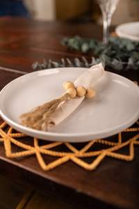 ห่วงใส่ผ้าเช็ดปากทำจากหวายทรงกลมออกแบบล่าสุดสำหรับงานแต่งงานงานเลี้ยงและตกแต่งโต๊ะอาหาร - Product Image 6