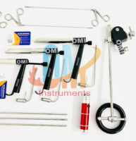 OldMed Instruments OMI-ENT-0474 Ensemble d'instruments de laryngoscope sur pied pour micro-chirurgie endoscopique des sinus et de la voie aérienne, qualité médicale
